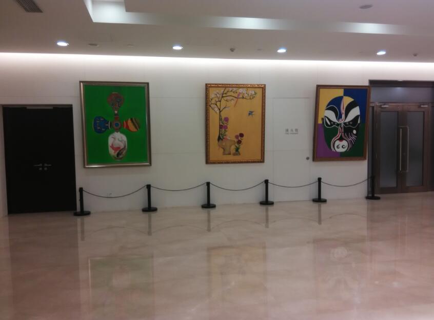 来自勤奋少女的点睛之笔《金融街中心画展》